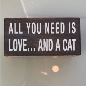 KP Black Wooden Box with Gold Accent